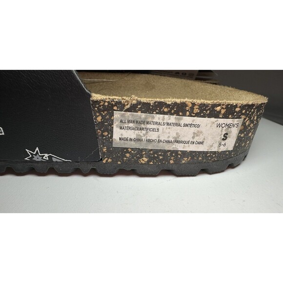 Womens FOCO NBA San Antonio Spurs Double Buckle Slide Sandals Size S (5-6) - Picture 6 of 6